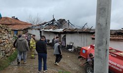 Balıkesir'de bitişik iki ev alevlere teslim oldu: 1 yaralı