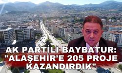 AK Partili Baybatur: "Alaşehir’e 205 proje kazandırdık"