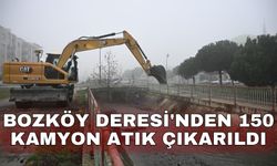 Bozköy Deresi'nden 150 kamyon atık çıkarıldı
