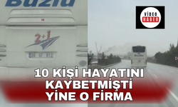 10 kişinin hayatını kaybettiği kazaya karışan firmanın bir başka otobüsü aynı güzergahta hız yaparken görüntülendi