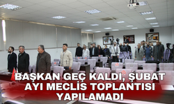 Başkan geç kaldı, Şubat ayı Meclis toplantısı yapılamadı