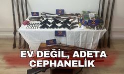 Ev değil, adeta cephanelik