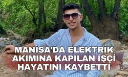 Manisa'da elektrik akımına kapılan işçi hayatını kaybetti
