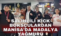 Salihlili kick boksçulardan Manisa’da madalya yağmuru