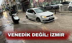 İzmir’de 'Venedik'i andıran manzaralar oluştu