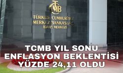 TCMB yıl sonu enflasyon beklentisi yüzde 24,11 oldu