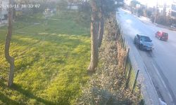 Cinayet gibi kaza güvenlik kamerasında