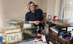 Oğlunun tedavi masrafları için evini atölyeye çevirdi