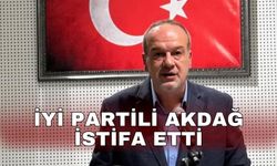 İYİ Partili Akdağ istifa etti