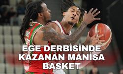 Ege derbisinde kazanan Manisa Basket