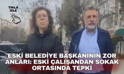 Eski belediye başkanının zor anları: Eski çalışandan sokak ortasında tepki