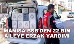 Manisa BŞB'den 22 bin aileye erzak yardımı