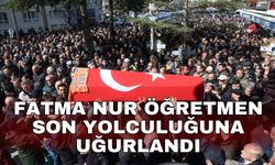 Öğrencisi tarafından öldürülen Fatma Nur öğretmen son yolculuğuna uğurlandı