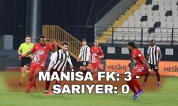 Manisa FK: 3 - Sarıyer: 0