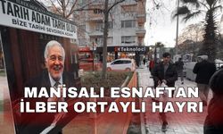 Manisalı esnaftan İlber Ortaylı hayrı