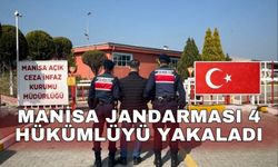 Manisa jandarması 4 hükümlüyü yakaladı