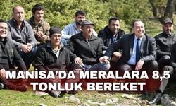 Manisa’da meralara 8,5 tonluk bereket