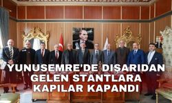 Yunusemre'de dışarıdan gelen stantlara kapılar kapandı