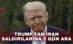 Trump'tan İran saldırılarına 5 gün ara