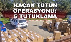 Kaçak tütün operasyonu: 5 tutuklama