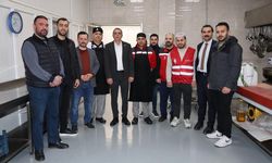 Başkan Şimşek çalışmalar hakkında yerinde bilgi aldı