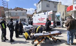 Otomobilin çarptığı yaya yaralandı