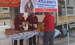 Manisa'da şehit öğretmen ve öğrenciler için lokma hayrı