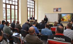 Salihli'de gönüllülere orman yangını eğitimi