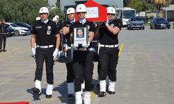 Şehit polis Serkan Hızlı'nın naaşı törenle memleketi Akhisar'a uğurlandı