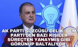 AK Parti Sözcüsü Çelik: DEM Parti'den bazı kişiler süreçten yanaymış gibi görünüp baltalıyor"