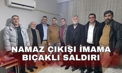 Namaz çıkışı imama bıçaklı saldırı