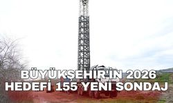 Büyükşehir'in 2026 hedefi 155 yeni sondaj