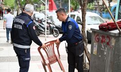 Manisa'da kaldırım işgallerine sıkı denetim