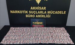 Akhisar'da bin 666 sentetik hap ele geçirildi