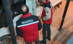 Salihli'de kurbanlık nakli yapan araçlara sıkı denetim