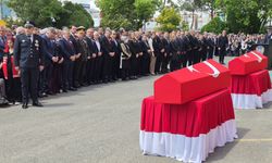 Şehit polislere acı veda