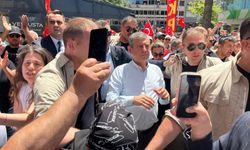 İzmir'de Özgür Özel mitingine polis müdahalesi