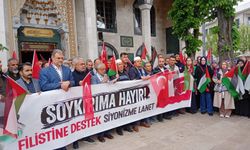 Manisa'da 'Sumud' protestosu!