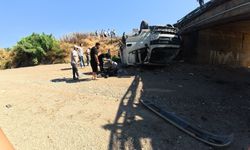 Manisa'da çöp aracı dereye yuvarlandı: 3 işçi yaralı