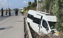 Yolcu minibüsünde dehşet anları kamerada: Kaçırdığı minibüsle kaza yapıp öldü
