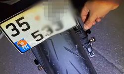 Manisa'da katlanır plakalı motosiklete 156 bin TL ceza