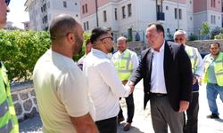Besim Dutlulu Akgedik TOKİ'de incelemelerde bulundu