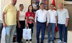 Balkan ikincisi milli sporcu Manisa'da da ödüllendirildi