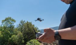 Manisalı muhtardan yangına karşı dronlu devriye