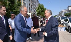 MHP'li Akçay'dan yeni İl Başkanı Savaş'a hayırlı olsun ziyareti