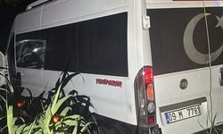 Kontrolden çıkan yolcu minibüsü dereye uçtu