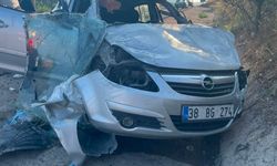Balıkesir'de şarampole uçan otomobilde 1 kişi yaralandı