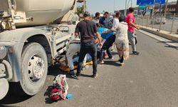 Beton mikserinin çarptığı yaya hayatını kaybetti