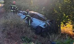 Kontrolden çıkarak şarampole devrilen otomobilin sürücü hayatını kaybetti