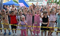 Saruhanlılı minikler eğlenceye doydu